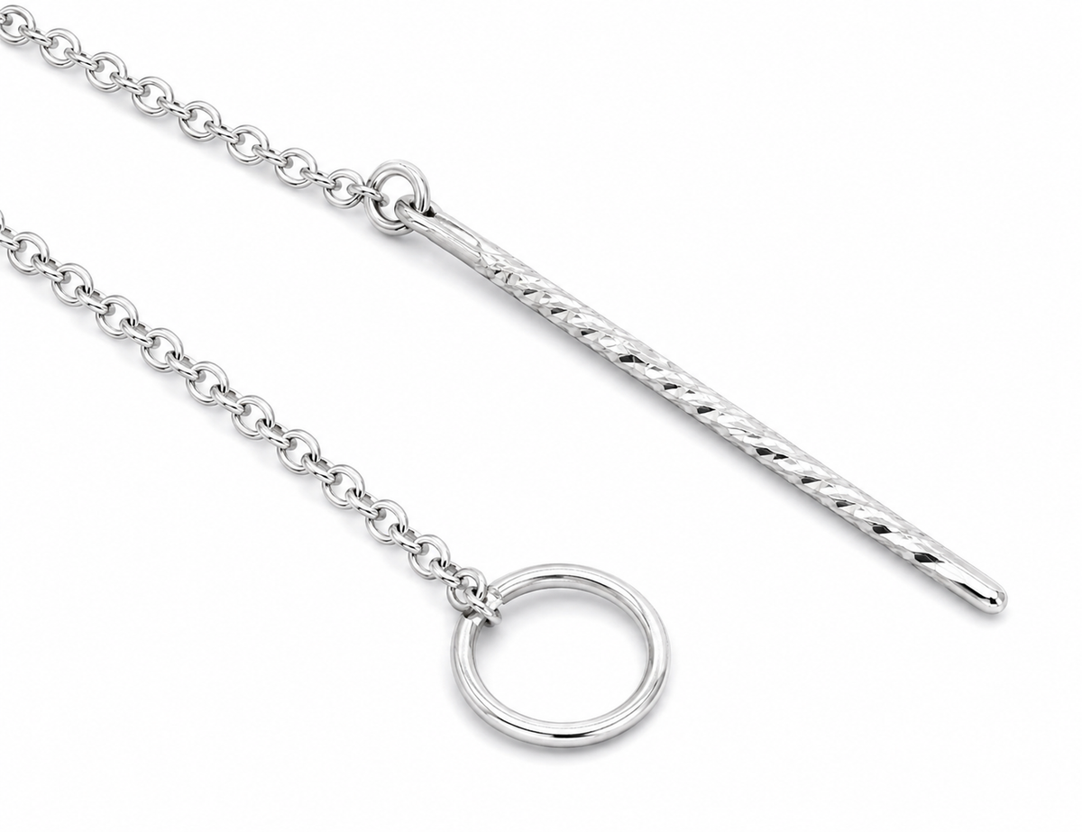 Kjede med spyd og ring 100cm